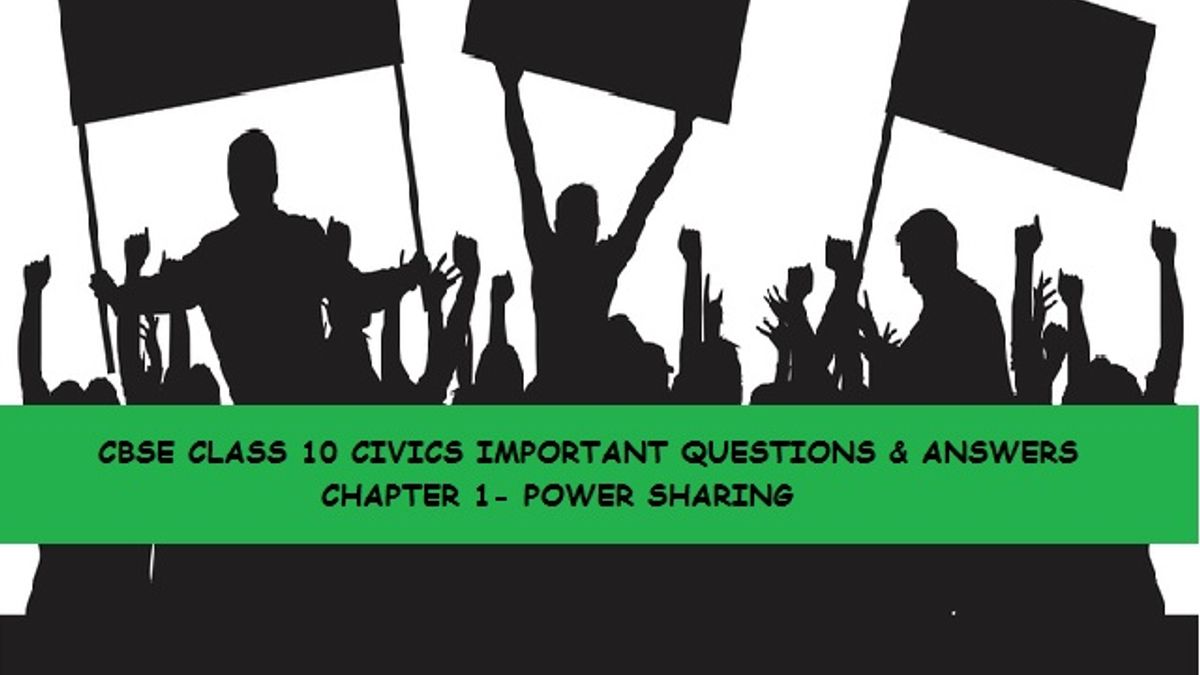 CBSE 10 Civics Chapter 1